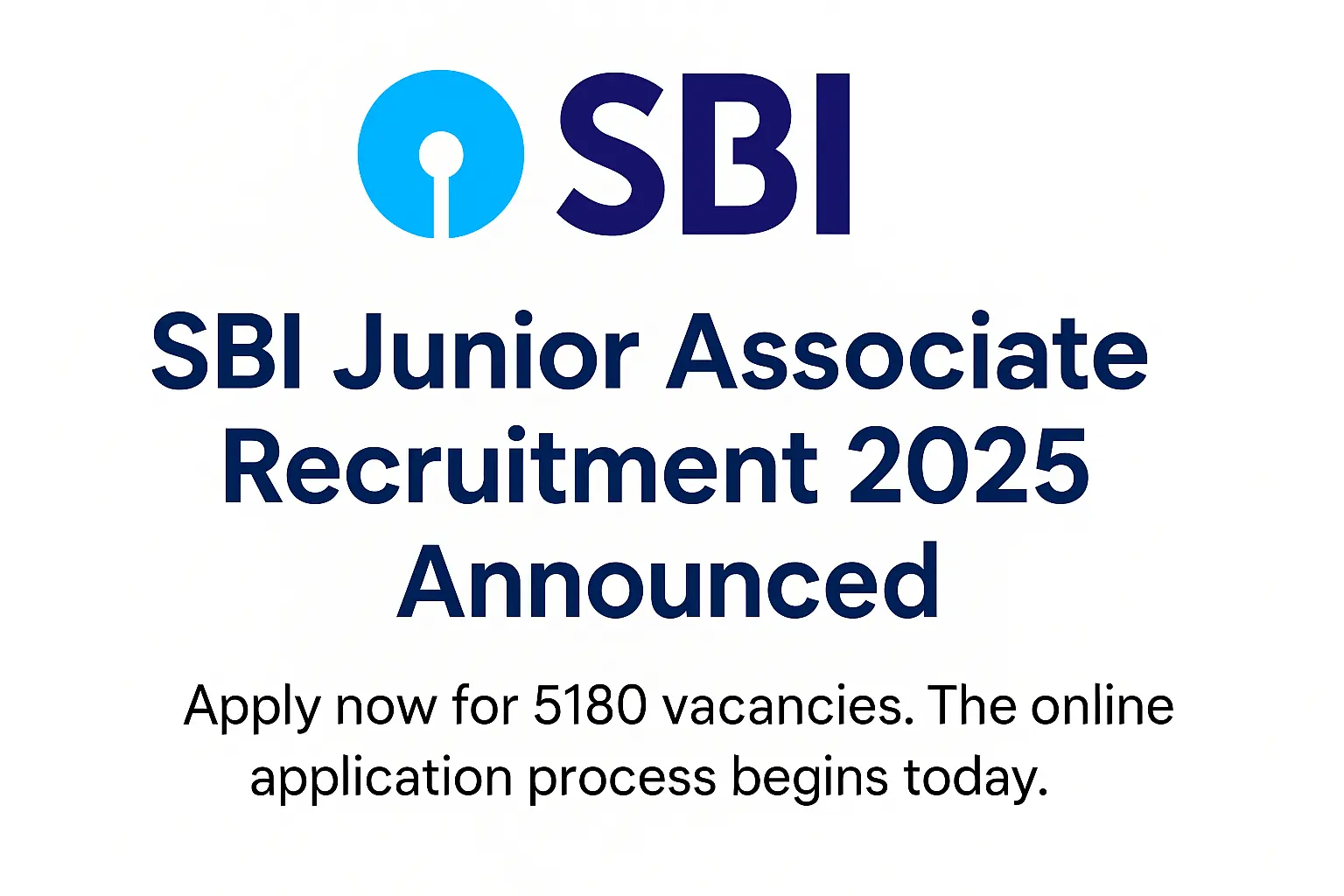 SBI Junior Associate Recruitment 2025