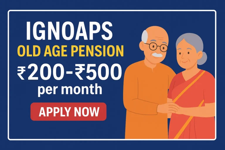 Indira Gandhi National Old Age Pension Scheme 2025