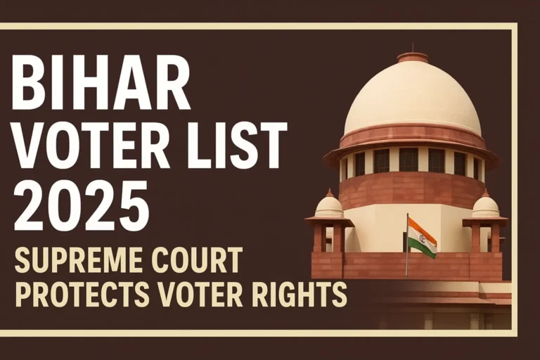 Bihar SIR Voter Deletion 2025