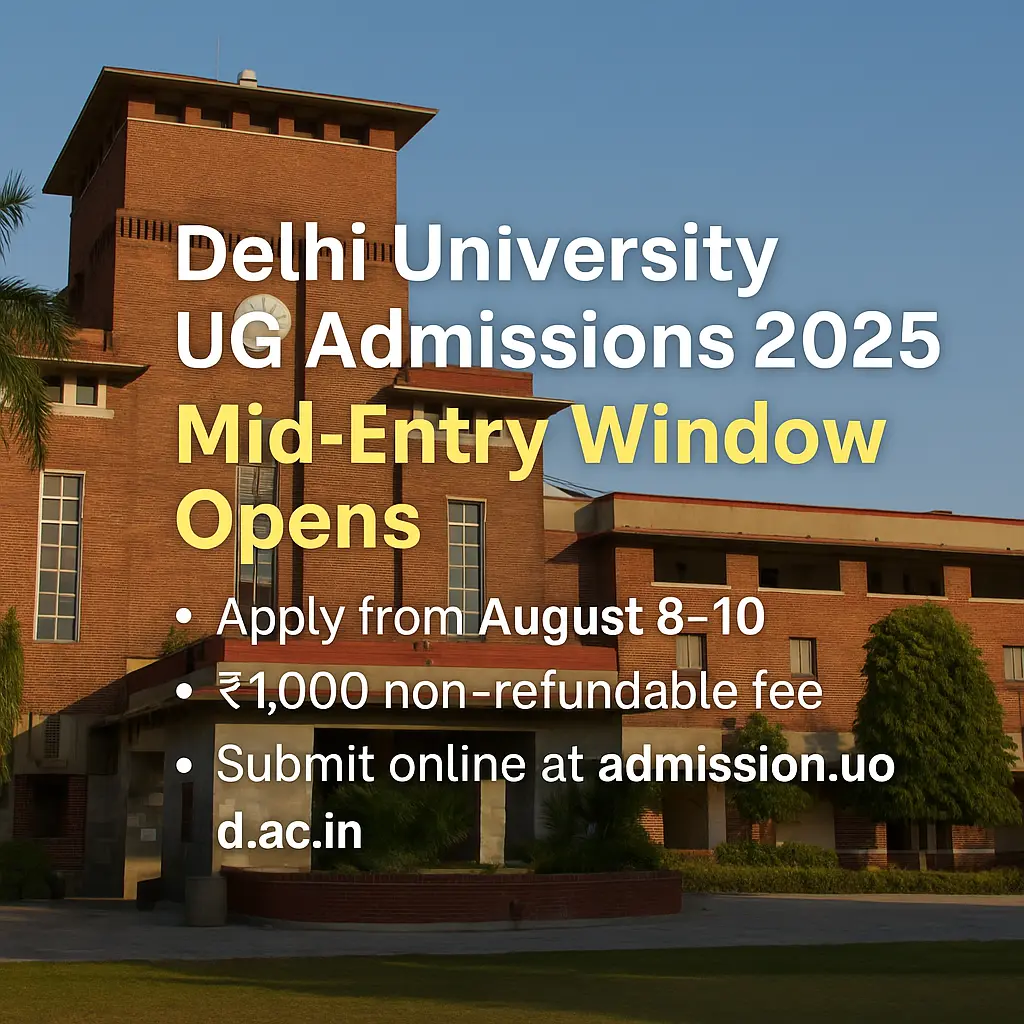 Delhi University UG Admissions 2025