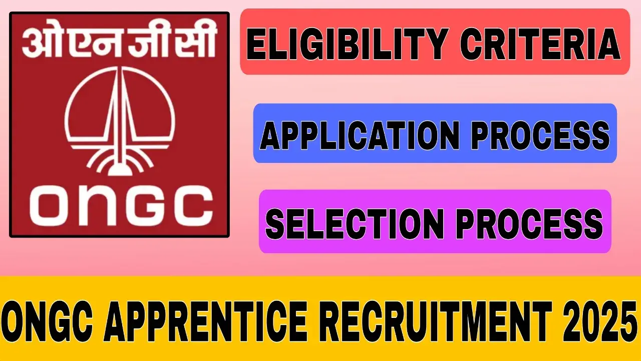 ONGC Apprentice Recruitment 2025