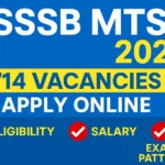 DSSSB MTS Recruitment 2025